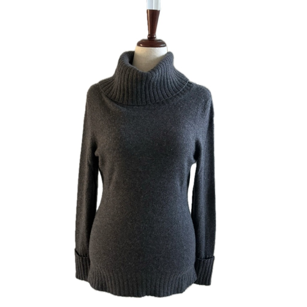 Only Mine | Cashmere Gray Turtleneck Sweater | Size L | Like New